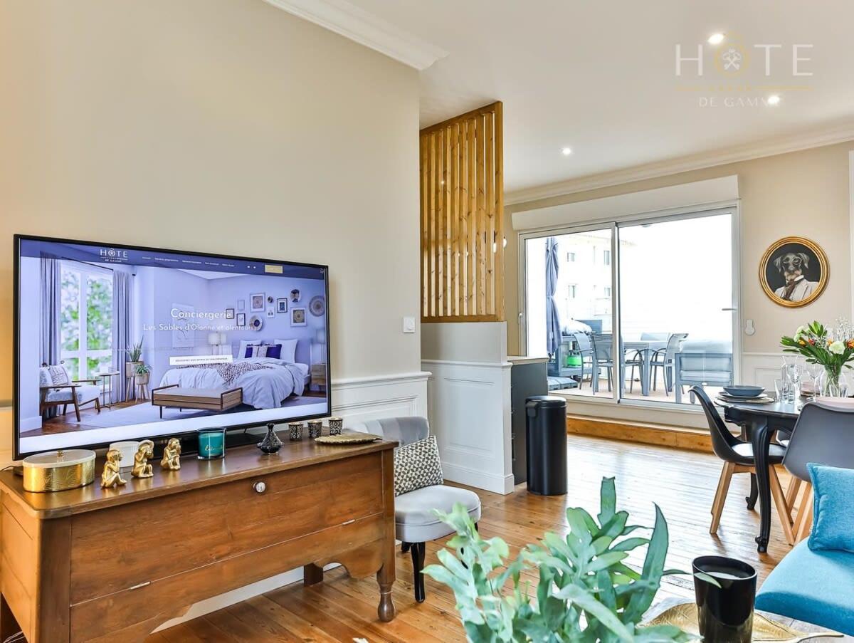 Chaleureux Logement-Centre Ville-Proche Gare-Plage Ле-Сабль-д’Олон Экстерьер фото